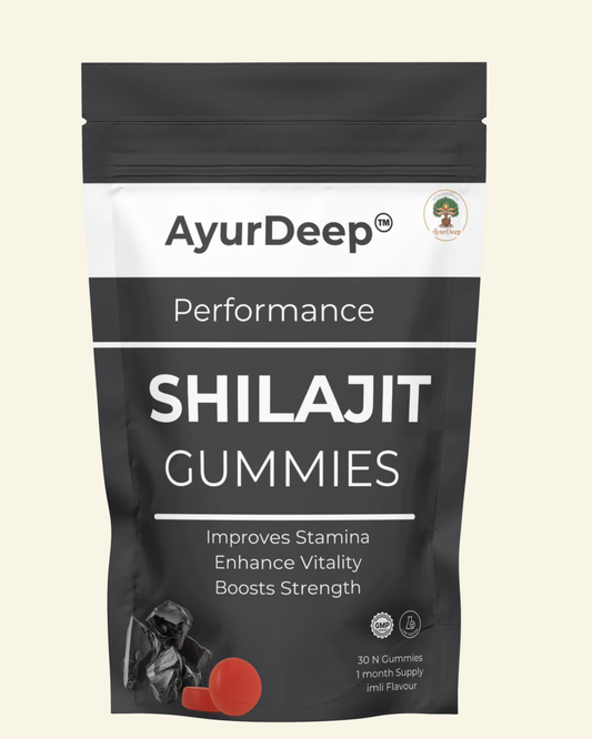 AyurDeep Shilajit Gummies – Imli Flavor